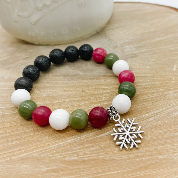 MRS. CLAUS - Jade Lava Rock Bracelet
