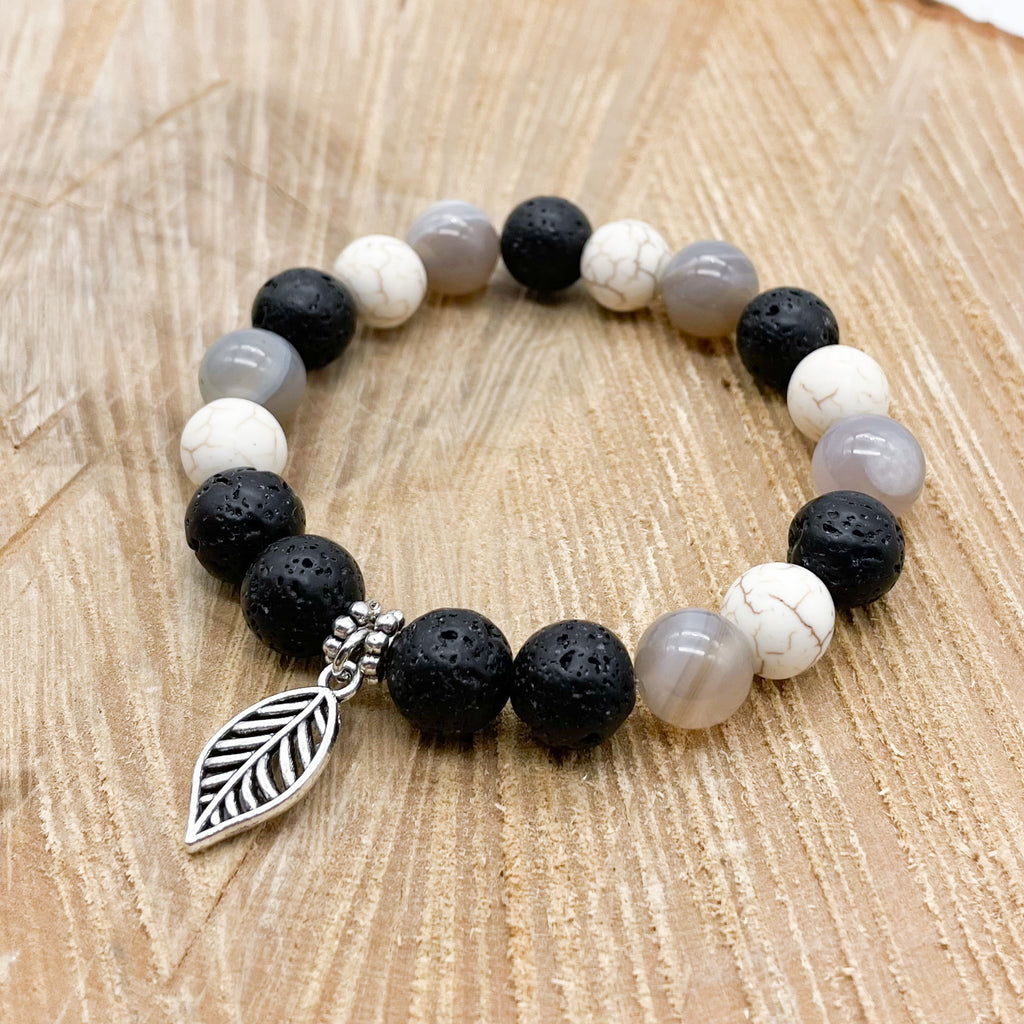 White 2025 rock bracelet