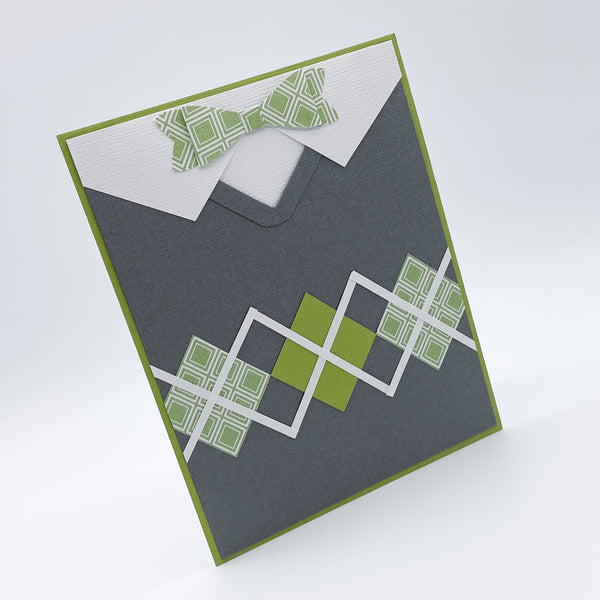Green Bow Tie Father’s Day Card