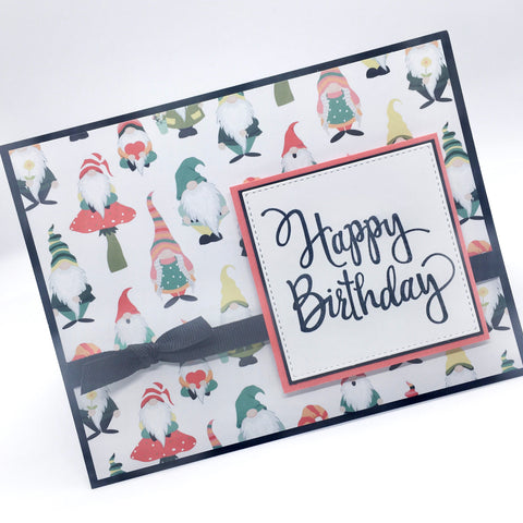 Gnome Happy Birthday Card