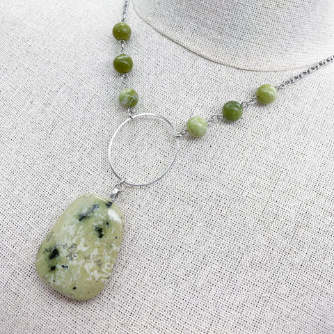 Green Agate Necklace