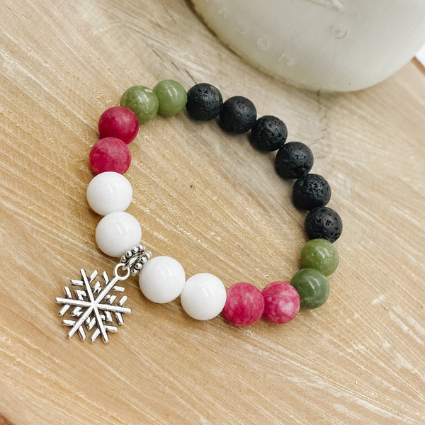 MRS. CLAUS - Jade Lava Rock Bracelet
