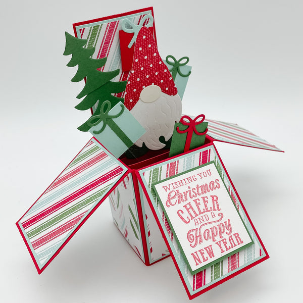Merry Gnomie Christmas Pop Up Card