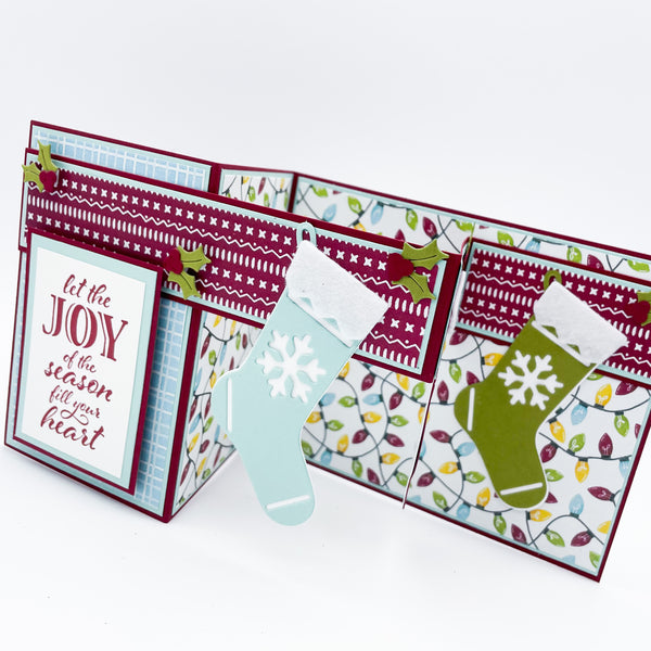 Christmas Stockings Pop Up Card
