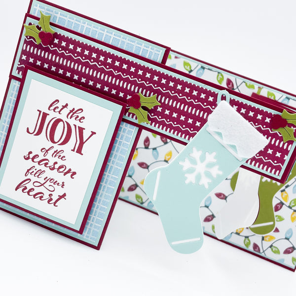 Christmas Stockings Pop Up Card