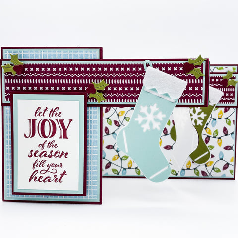 Christmas Stockings Pop Up Card