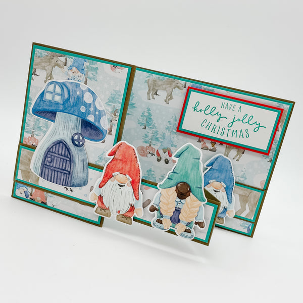 Merry Gnomie Christmas Pop Up Card