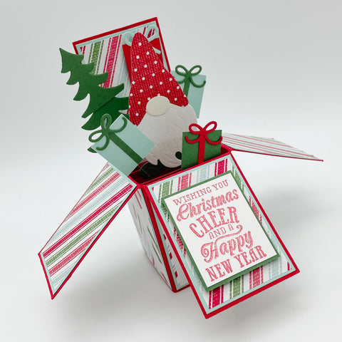 Merry Gnomie Christmas Pop Up Card