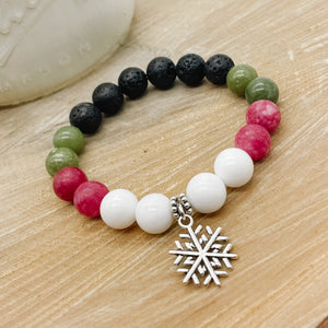 MRS. CLAUS - Jade Lava Rock Bracelet