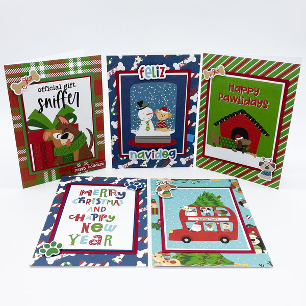 Felix NaviDOG Christmas Cards - Set of 5