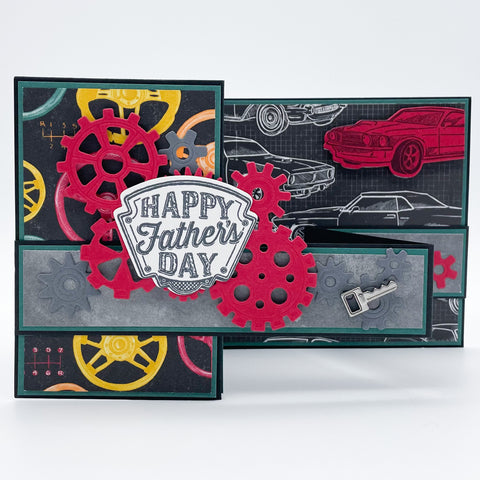Happy Father’s Day Handmade Pop Up Card - Car Theme