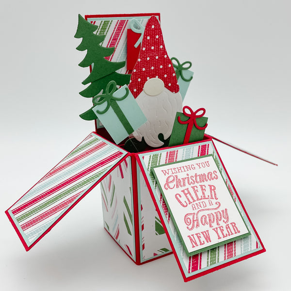 Merry Gnomie Christmas Pop Up Card