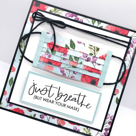 Just Breathe Handmade Greeting Card