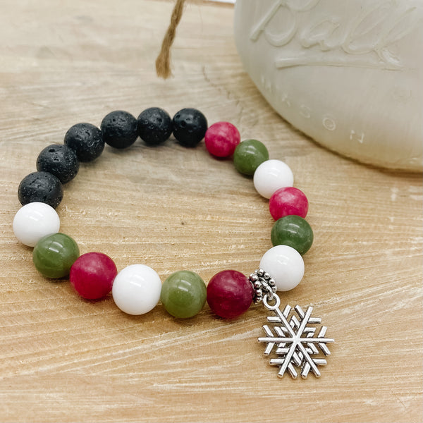 MRS. CLAUS - Jade Lava Rock Bracelet