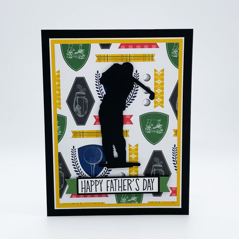 Golfer Father’s Day Handmade Card