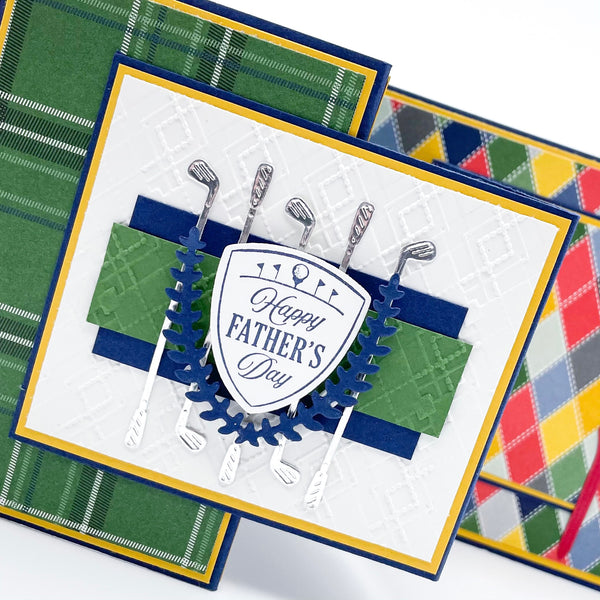 Happy Father’s Day Handmade Pop Up Card - Golf Theme