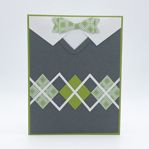 Green Bow Tie Father’s Day Card