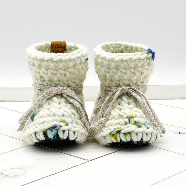 5” (6 - 12 months) FABLE WOOL Sheepskin Slippers