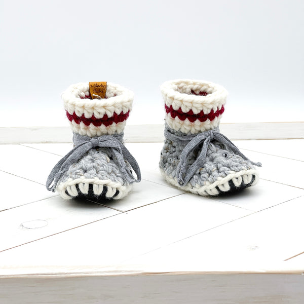 4.5” (0 - 6 or 3 - 6 months) WORK SOCK Sheepskin Slippers