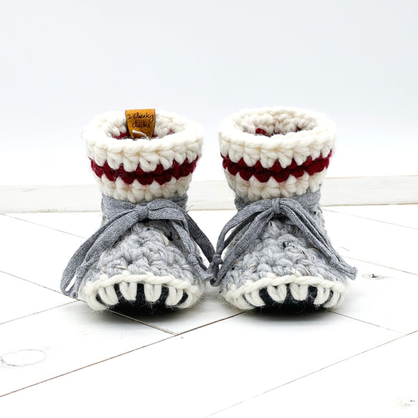 5.5” (12+ months) WORK SOCK Sheepskin Slippers