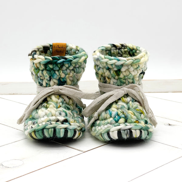 4.5” (0 - 6 or 3 - 6 months) PINEY WOOL Sheepskin Slippers