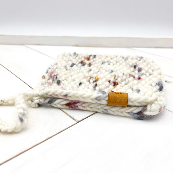 3 - 6 months CALL OF THE WILD WOOL Seed Pixie Bonnet