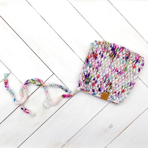3 - 6 months DANCING QUEEN WOOL Seed Pixie Bonnet